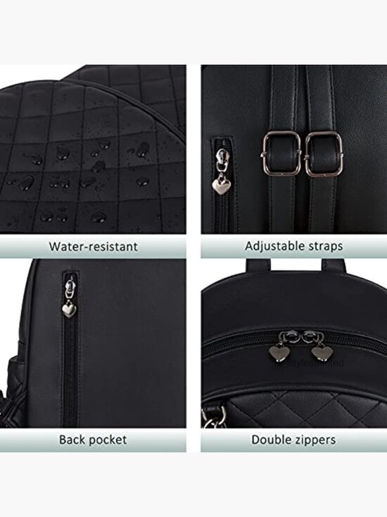 Mini Backpack for Women Leather Small Backpack Purse Cute Bookbag Travel Bag